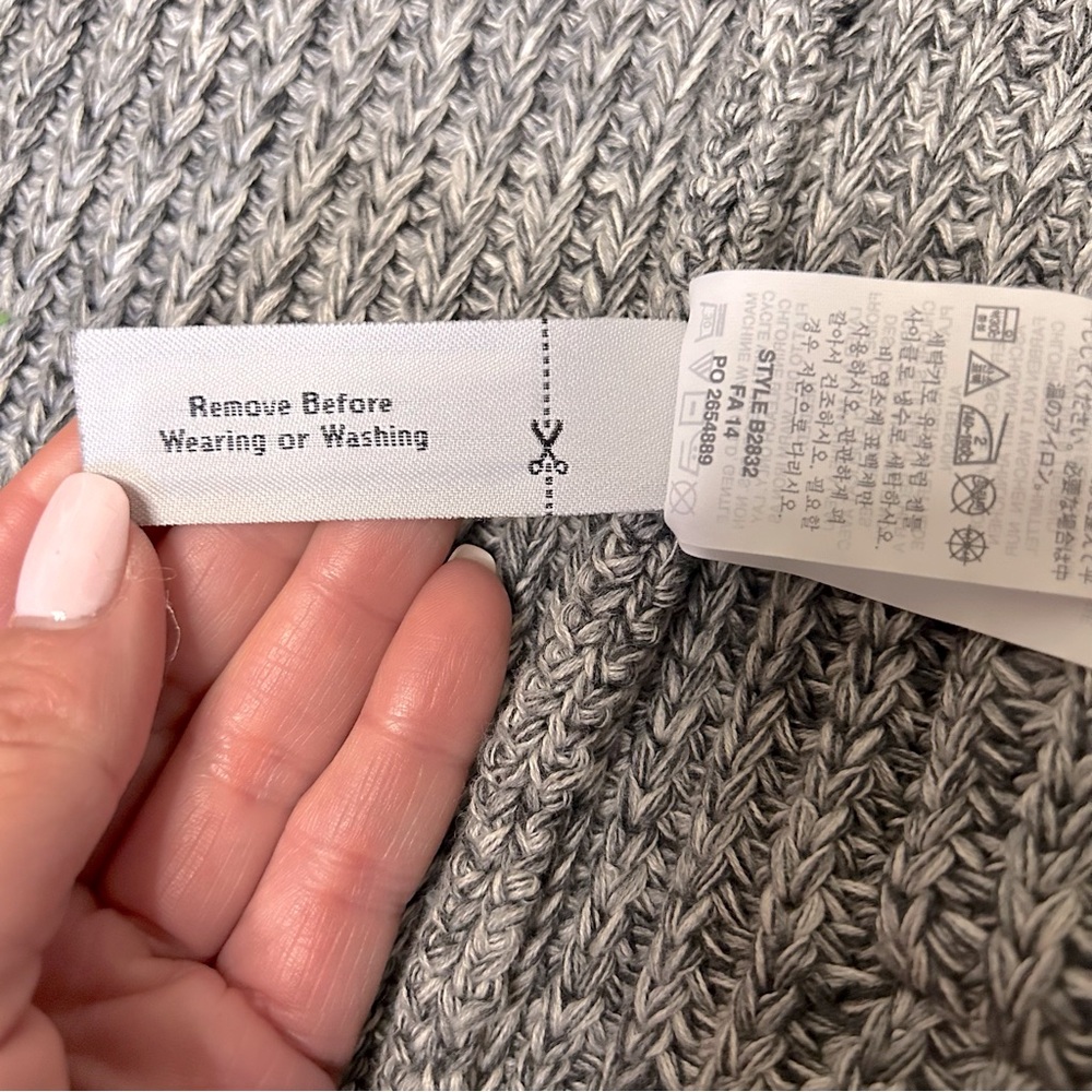 J. Crew Gray Women's Cardigan Sweater - Picture 11 of 11